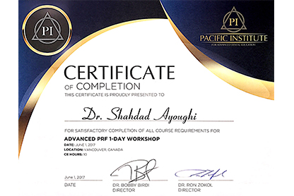 Pacific Institute Certificate