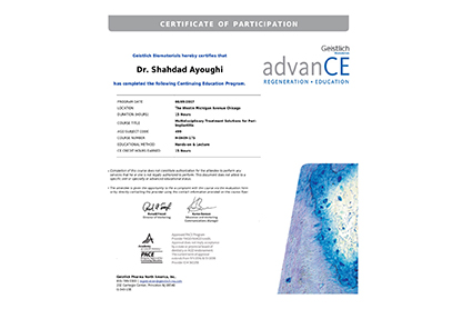 Certificate of Particiaption